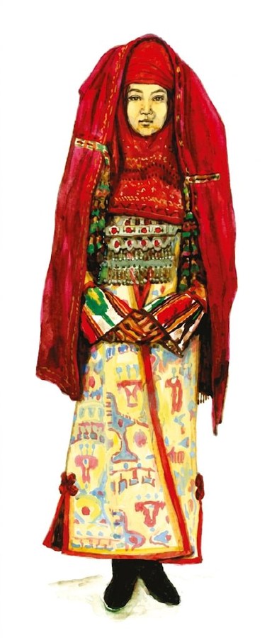 Qoraqalpog'iston ayollari kiyimi — tasvir