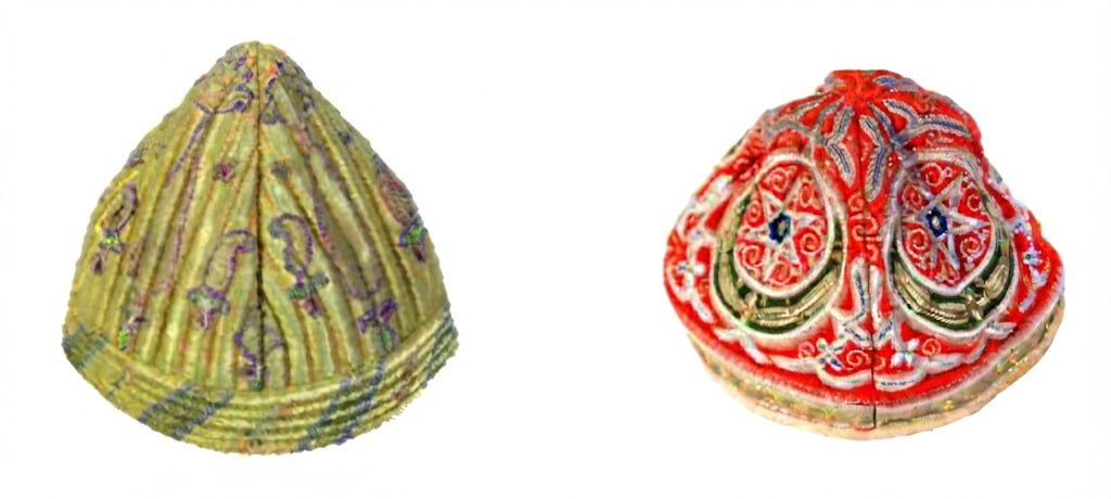 Erkaklar bosh kiyimi - quloq. Buxoro. XIX asr oxiri - XX asr boshi